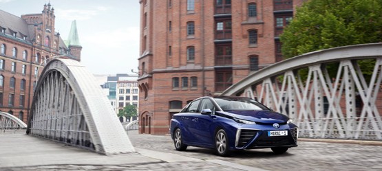 Condução de longa distância com o Toyota Mirai